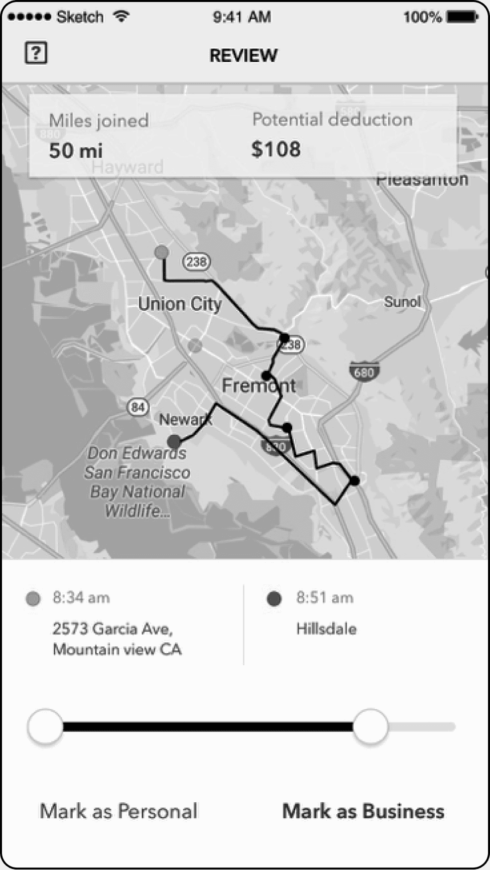 Bulk review control for rideshare drivers
